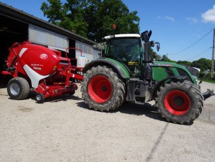 tracteur, presse