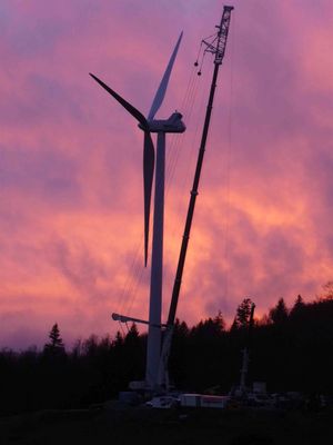 Première éolienne éco-citoyenne