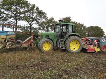 Astuce : double semoir pour féverole et triticale