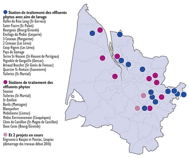 Gironde carte traitements phytos