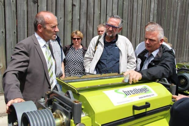 Nouvel éclateur Shredlage de chez Claas qui permet un éclatement important des grains, un broyage intégral des rafles et un broyage des tiges dans le sens de la longueur en vue d'améliorer la rumination 