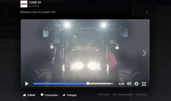 Avant première tracteur, premières images du Luxxum de Case IH