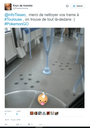 Un Aspicot dans le Tram à Toulouse