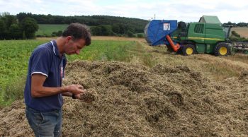 Des champs bio au menu du caisson