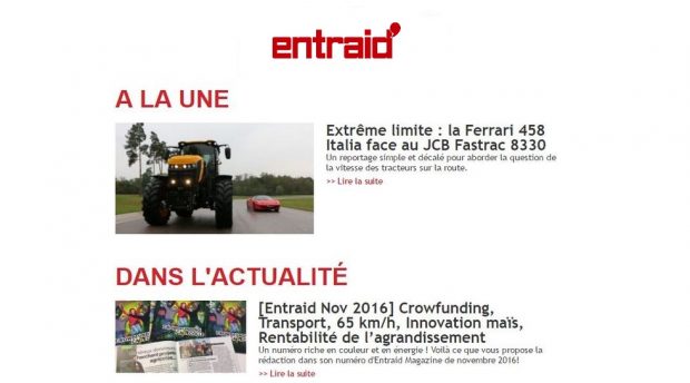 Newsletter Entraid