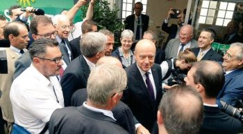 Au Space de Rennes, Alain Juppé cherche à séduire les jeunes agriculteurs