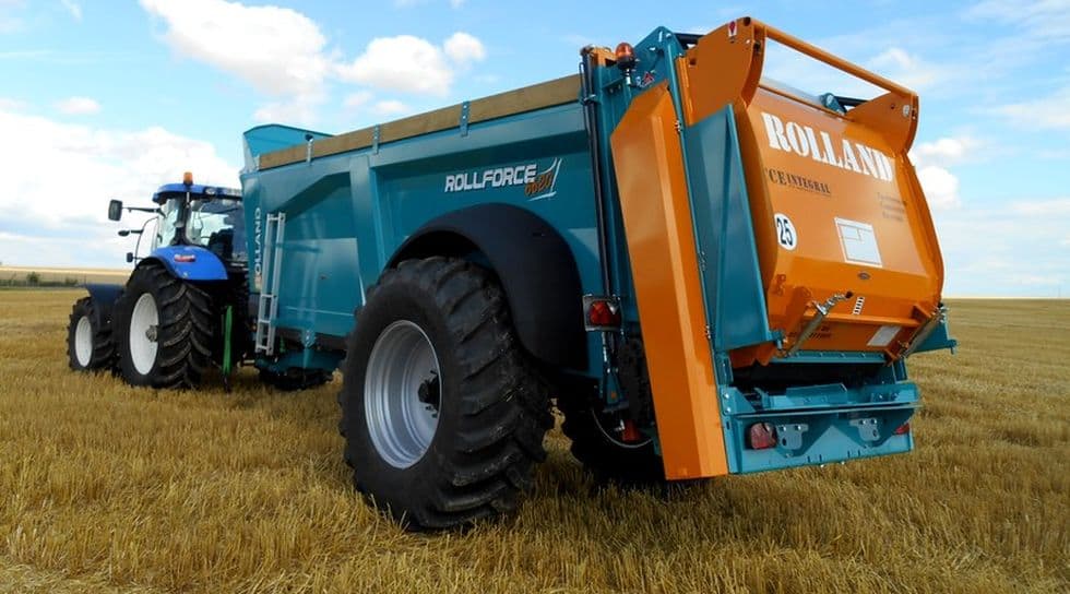 Deux épandeurs Rolland certifiés Eco-Epandage - Entraid