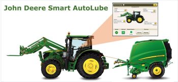 John Deere en argent avec l’Autolub