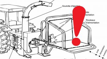 Déchiqueteuses à alimentation manuelle : attention danger !