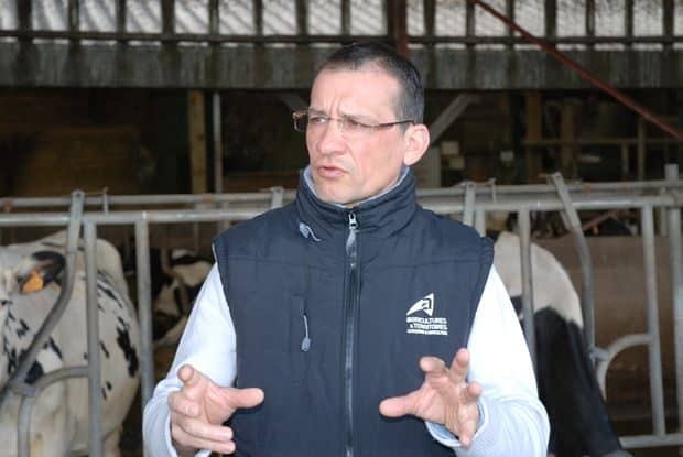 François Battais, conseiller lait à la chambre d'agriculture de Maine-et-Loire