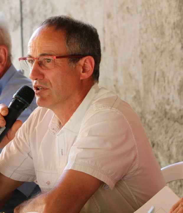 Didier Perdrix, président de la fdcuma de l'Ain