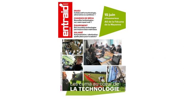 Entraid publie son édition spéciale départementale Mayenne mai 2017 cuma machinisme agricole.