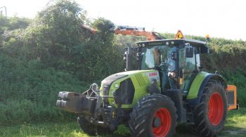 Un tracteur pour notre débroussailleuse? Pas du luxe