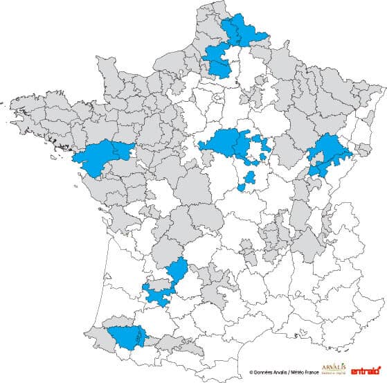 Période de début de récolte prévue entre le 19 et le 22 août 2017 - dernière mise à jour