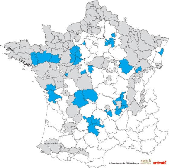 Période de début de récolte prévue entre le 23 et le 26 août 2017 - dernière mise à jour 