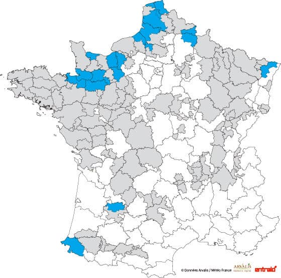 Période de début de récolte prévue entre le 27 et le 30 août 2017 - dernière mise à jour 