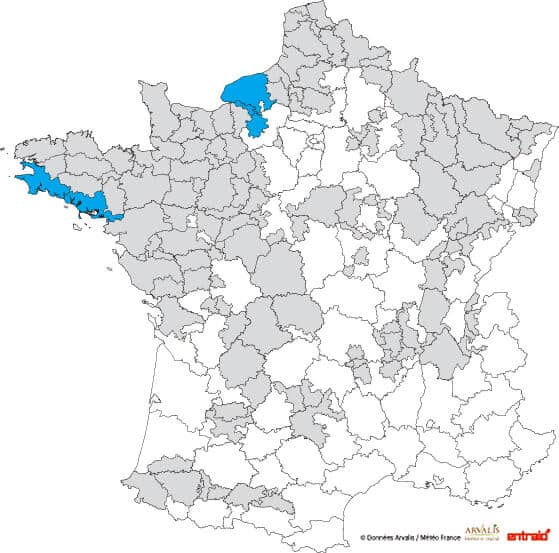 Période de début de récolte prévue entre le 31 août et le 3 septembre 2017 - dernière mise à jour 