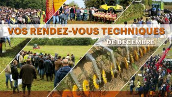 Les journées techniques et démonstrations terrain en décembre 2017