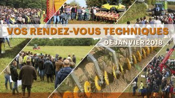 Les journées techniques et démonstrations terrain en janvier 2018