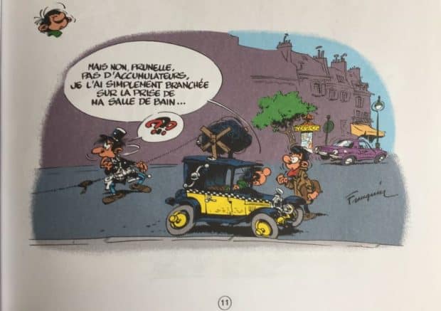 Gag extrait de Gaston T19 : Faites Gaffe à Lagaffe, aux éditions Dupuis.