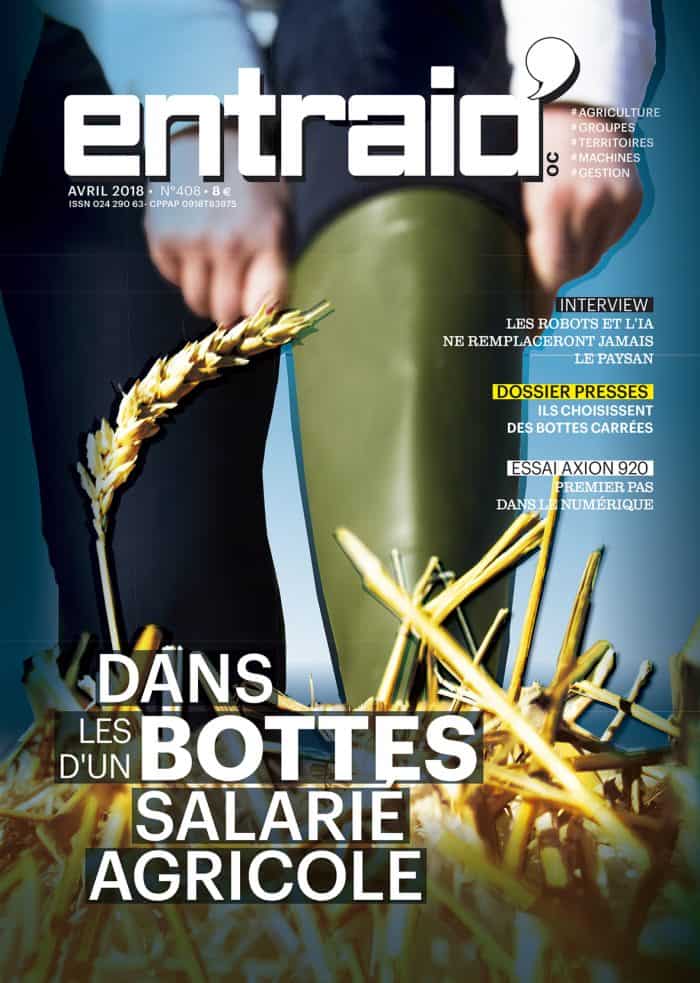 Entraid magazine avril 2018 : chaussez vos bottes et mettez vous à la place de salariés agricoles avec l'enquête.