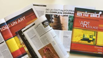 Moisson 2018 au sommaire du magazine Entraid’ de juin