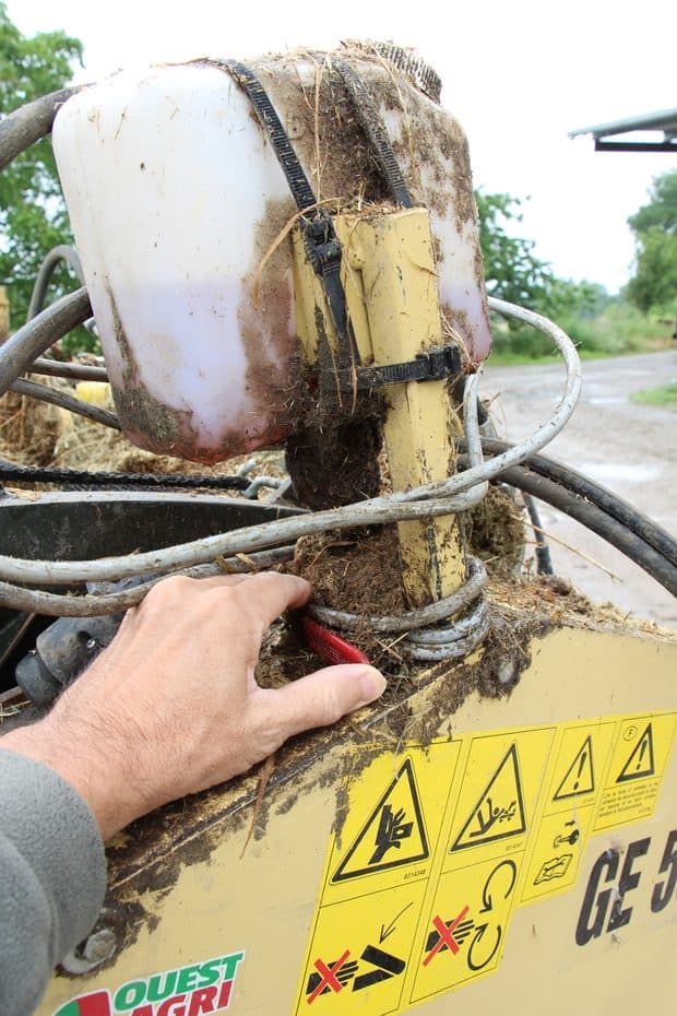 astuce pick-up d'ensileuse huilage chaîne