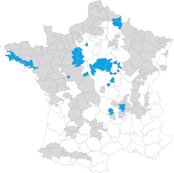 Carte de début de récolte maïs ensilage France - météo France - Arvalis Institut du Végétal - Entraid'