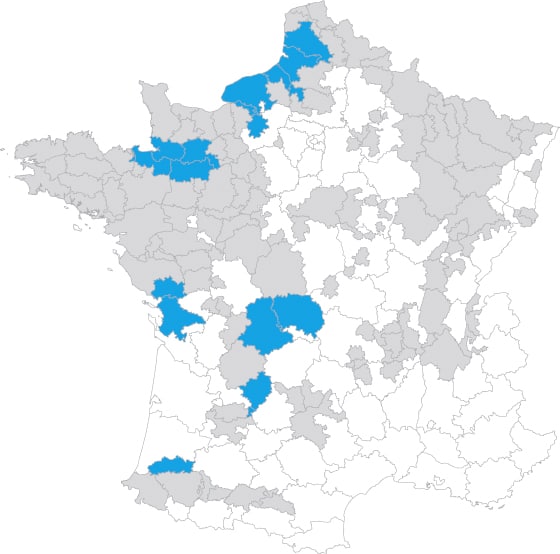 Carte de début de récolte maïs ensilage France - météo France - Arvalis Institut du Végétal - Entraid'