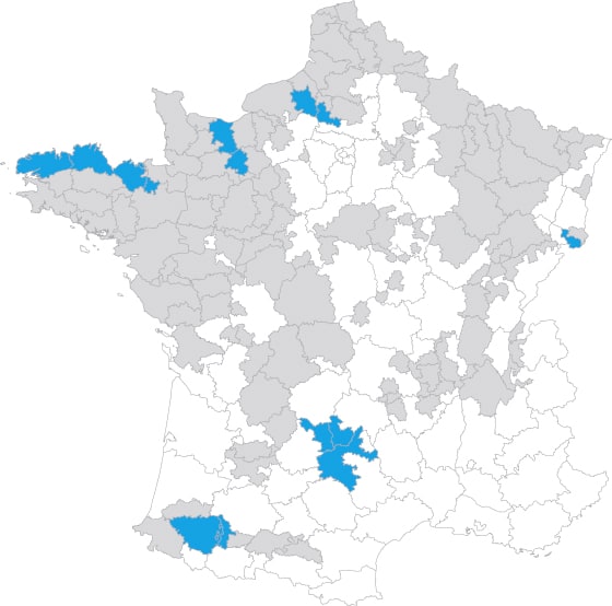 Carte de début de récolte maïs ensilage France - météo France - Arvalis Institut du Végétal - Entraid'