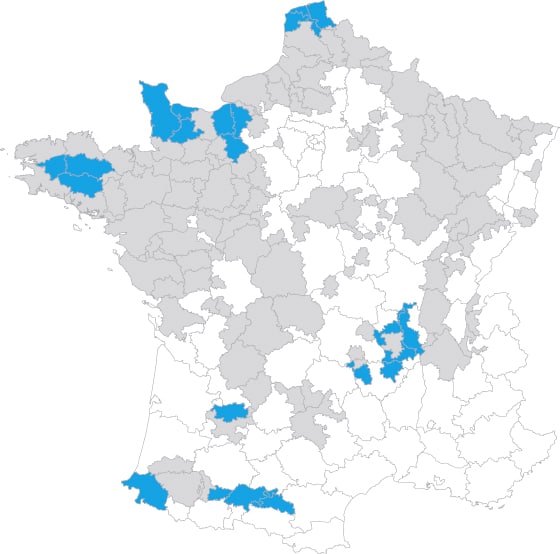 Carte de début de récolte maïs ensilage France - météo France - Arvalis Institut du Végétal - Entraid'