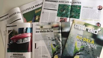 Des cuma au-delà de la machine et des normes dans le magazine Entraid’ juillet 2018