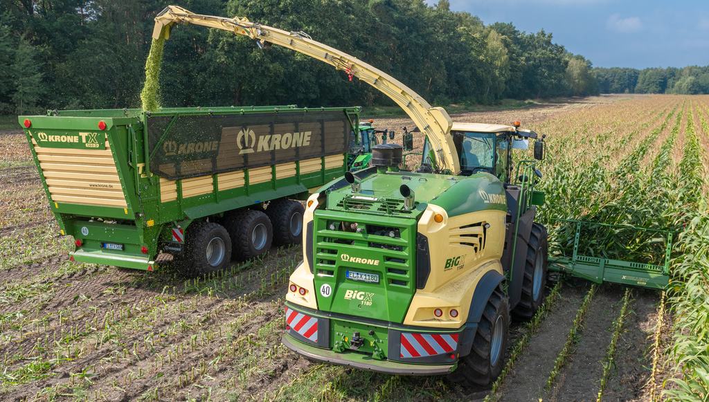 Miniature KRONE BigX 1180 + XCollect 900-3 et EasyFlow 300 S ROS