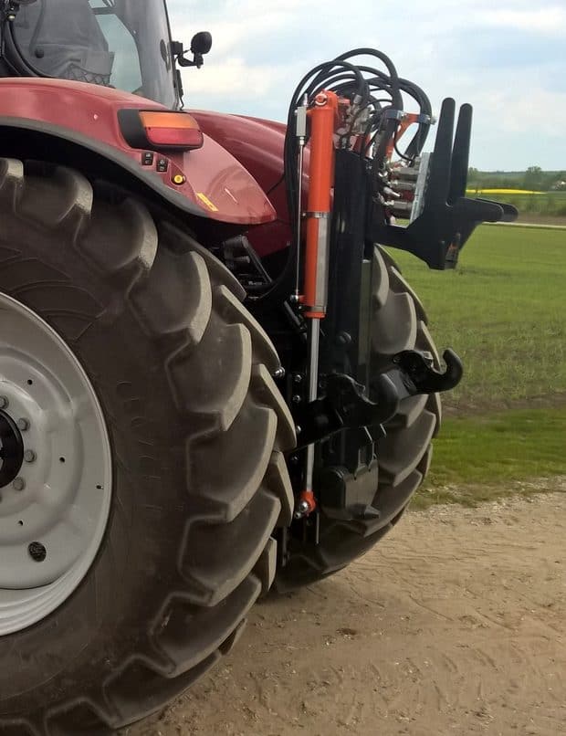 attelage automatique Siwi sur tracteur