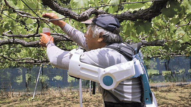 agriculture au futur exosquelette