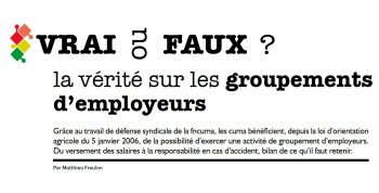 Groupement d’employeurs : Vrai ou Faux