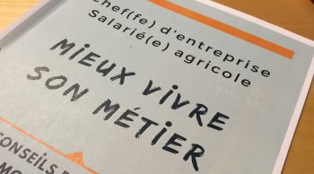 Un livret sur la qualité de vie au travail, pour les agriculteurs et leurs salariés