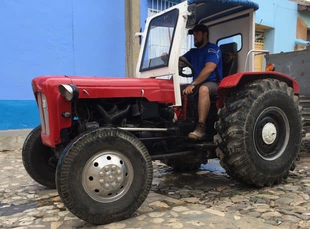 tracteur de cuba