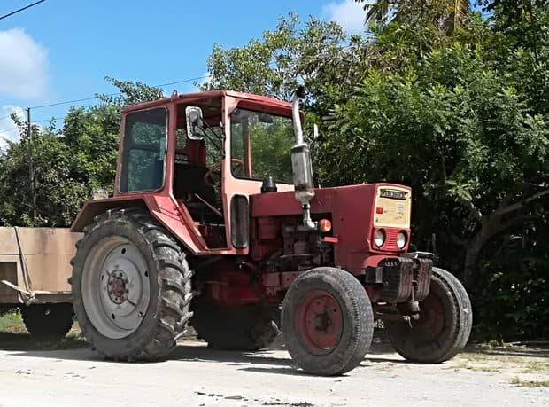 tracteur de cuba