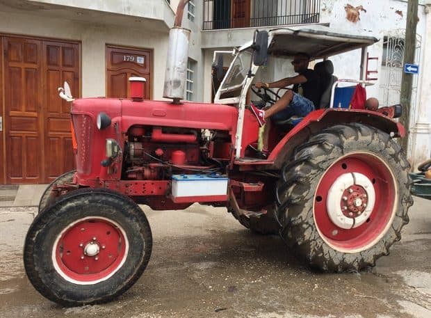 tracteur de cuba