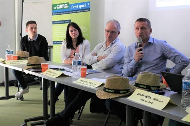 Salarié en cuma : table ronde lors de l'AG de la cuma Bourgogne Franche-Comté