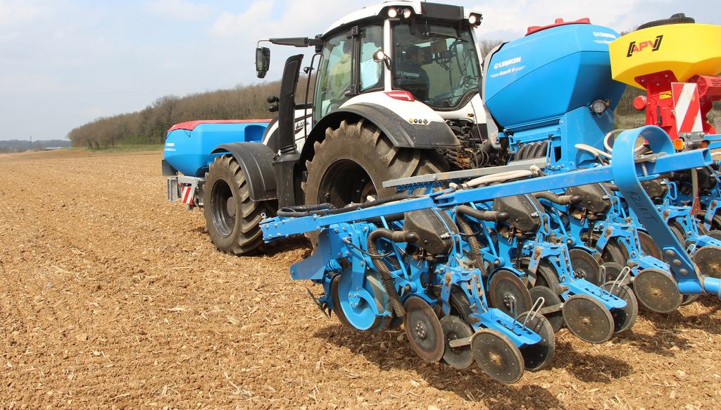 Azurit Lemken Le Semis En Quinconce Twin Row Entraid