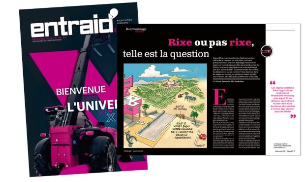 Prix éditorial snpar magazine entraid rose 