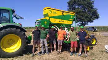 Semoir de semis direct pour la cuma Verte dans les Pyrénées-Atlantiques