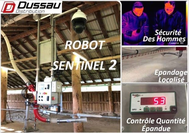 robot de paillage Dussau Sentinel 2