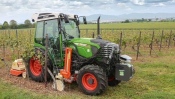 Travail précis dans la vigne avec Fendt et Braun