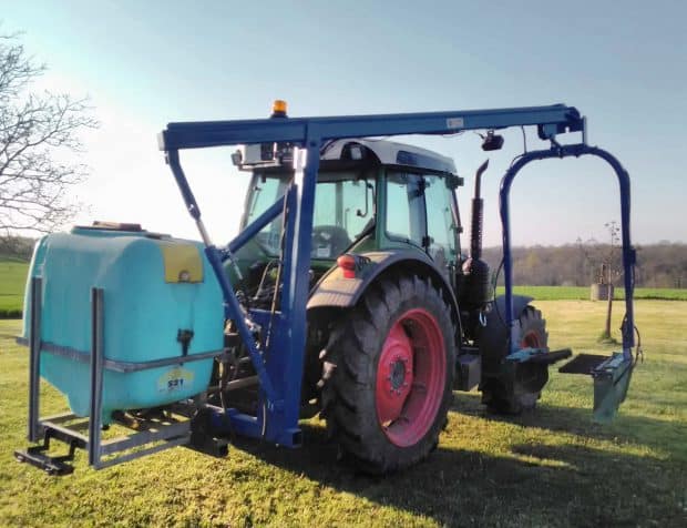 porte outil viticole astuce invention agricole