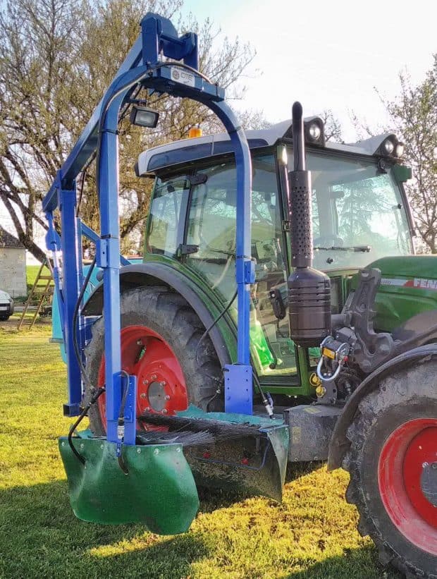 porte outils viticole invention agricole astuce