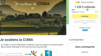 Premier financement participatif en cuma!