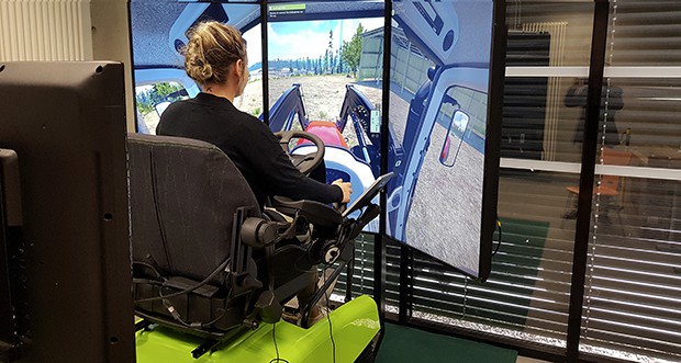 simulateur de conduite tracteur